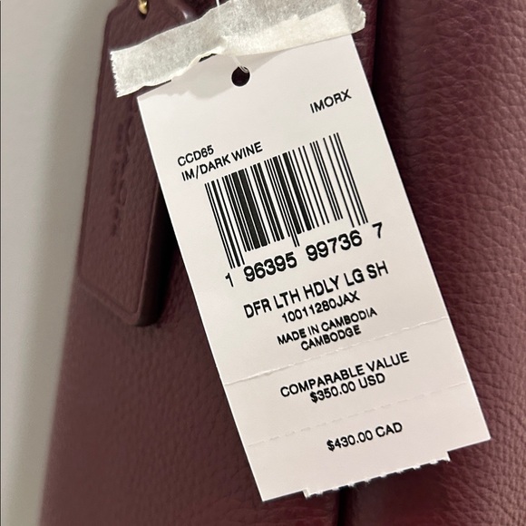 Coach (NWT) Hadley Large Shoulder Bag - Picture 17 of 17